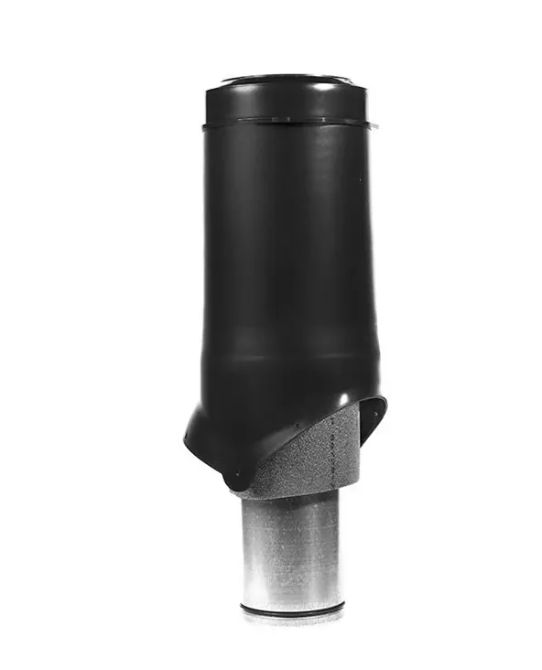 Krovent Выход вентиляции Pipe-VT 125is 700 RAL 9005 Черный