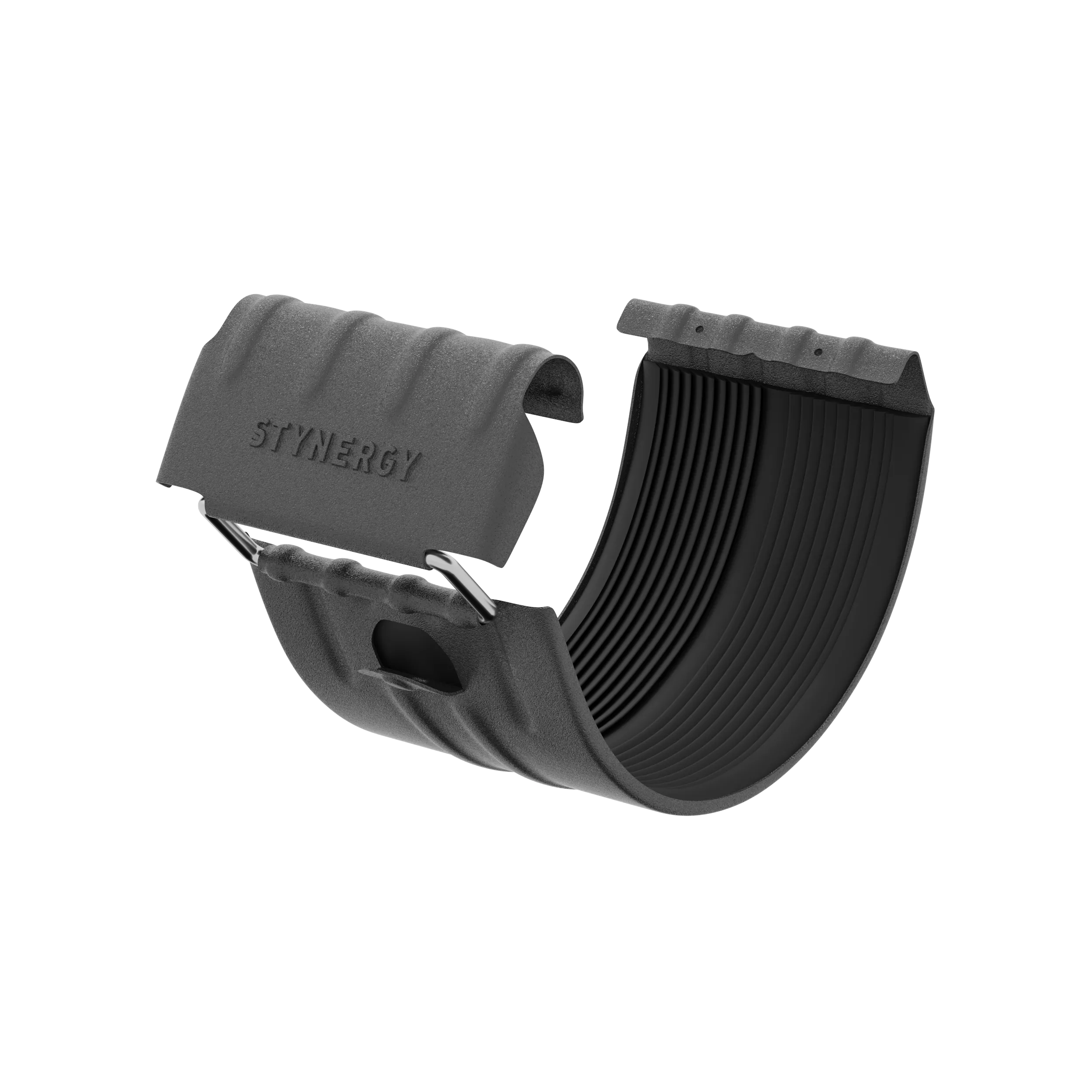 Соединитель желоба Stynergy Окрашенная Матовая 125 90 RAL 7024