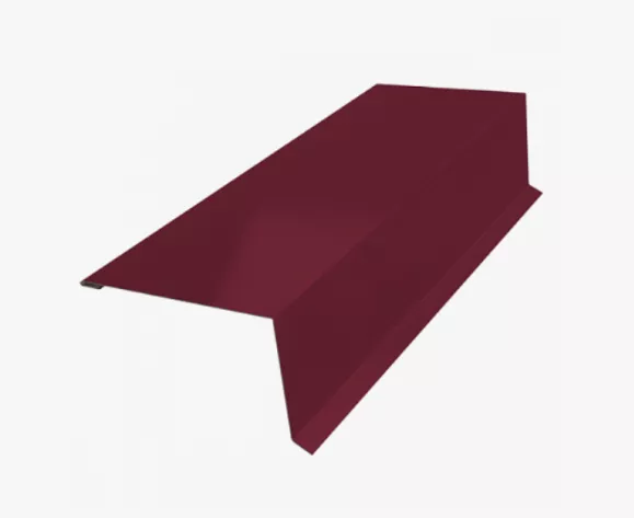 Ветровая планка CORUNDUM50 в пленке 0,5 RAL 3005 НАЛИЧИЕ