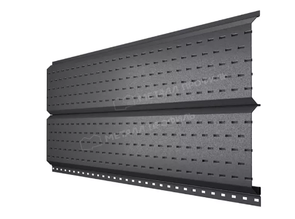 Софит Lбрус-15x240 перфорированный Металл Профиль VikingMP Е (45 мкм) 0,5 RAL 7024
