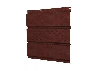 Софит металл. с центральной перфор. Print в пленке 0,45 Cherry Wood
