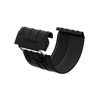 Соединитель желоба Stynergy Окрашенная Матовая 125 90 RAL 9005