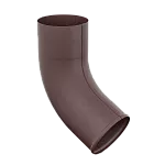 Колено стока Stynergy Окрашенная Матовая 125 90 RAL 8017