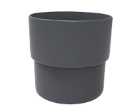 Муфта трубы 80 мм Ruplast серый графит